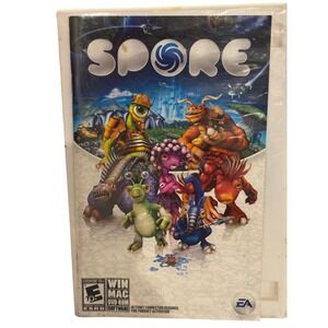 Spore PC Mac DVD-ROM Video Game 2008 EA Maxis Simulation Evolution Strategy